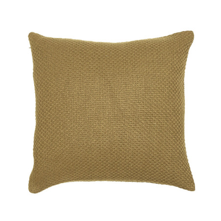 Housse de coussin carré en coton décoré "Essential" - Bronze - 40 x 40 cm