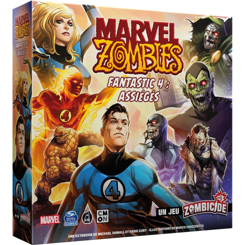 Marvel Zombies - Extension Les 4 fantastiques : Assiégés - Jeu de figurines
