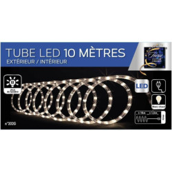 12M Tube Lumineux Extérieur LED , LED Tube lumineux Blanc Noël