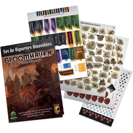 Gloomhaven - Set de stickers amovibles - Jeux de société