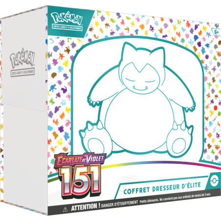 Pokémon - Coffret dresseur d\'élire Ronflex Ecarlate et Violet 3,5 - Jeux de cartes à collectionner