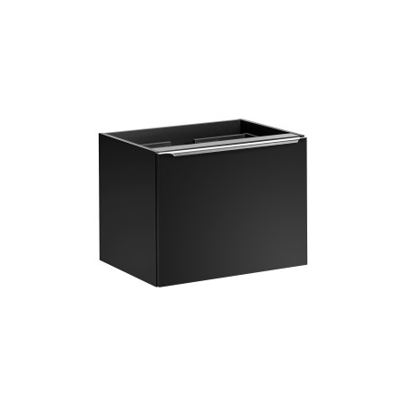 Meuble sous vasque en bois - L 60 x H 46 x P 45,6 cm - Rosario Black
