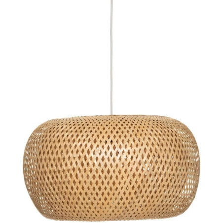 Suspension luminaire en bambou "Nam" - Beige - D 46 cm