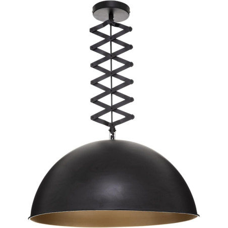 Suspension luminaire en métal "Lahti" - Noir - D 51 cm