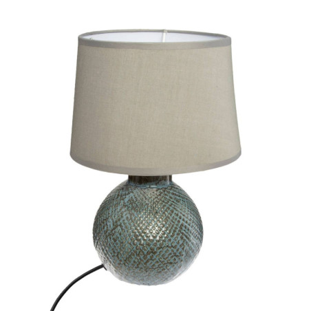 Lampe à poser en céramique "Joas" - Gris - D 19 X h 29 CM