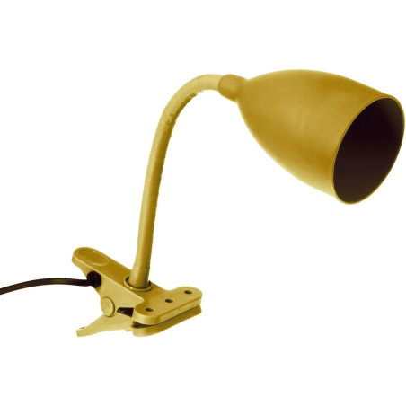 Lampe pince en silicone "Sily" - Ocre - L 8 x P 8 x H 43 cm