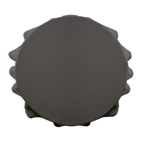 Nappe ronde en tissu - Gris anthracite - D 180 cm