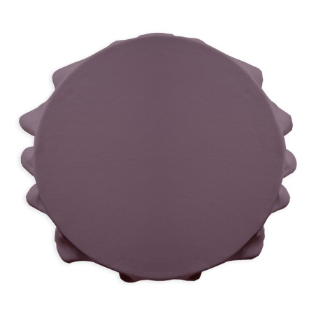 Nappe ronde en tissu - Violet - D 180 cm
