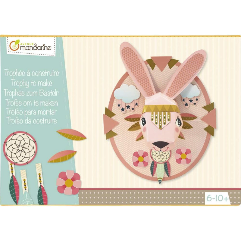 Boîte créative - Trophée à construire - L 23 x H 4 x l 16 cm