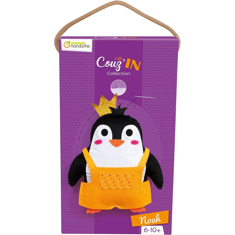 Kit de couture Little Couz'In - Noah le pingouin - l 14 x H 5 x L 30 cm