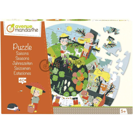 Puzzle "Les saisons" - 40 pièces - Jeux éducatifs