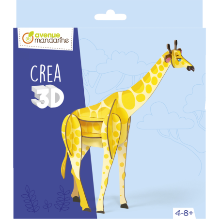 Construction Girafe "Créa 3D" - Bleu