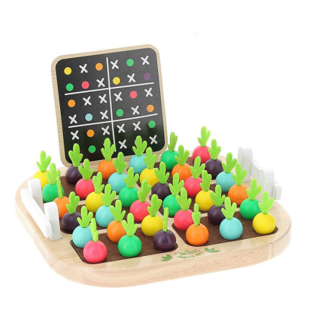 Sudoku des légumes en bois "Jour de récolte" - Multicolore - Jeux de société en famille