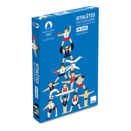Jeu d'équilibre Athlètes des JO 2024 - Bleu