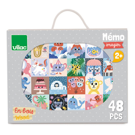 Mémo imagier de 48 pièces - Multicolore - Jeux éducatifs