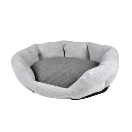 Panier rond pour animaux - Gris - D 60 x H 15 cm