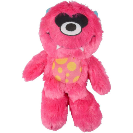 Jouet peluche "Les Monstres" pour chien - Rose - H 31 cm