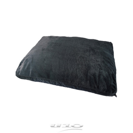 Coussin rectangle pour animaux "Newton" - Noir charbon - L 80 x l 60 cm