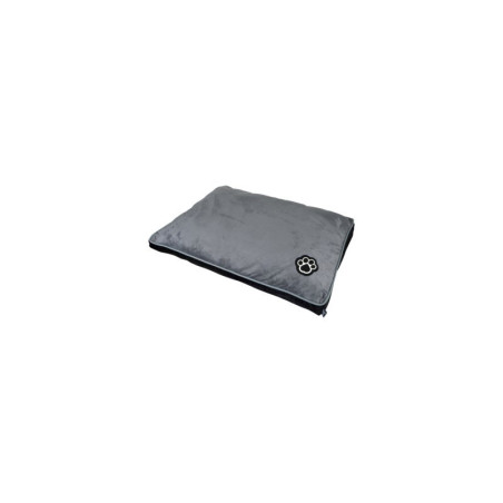 Coussin rectangle pour animaux "Patchy" - Gris/Noir - L 100 x l 70 cm