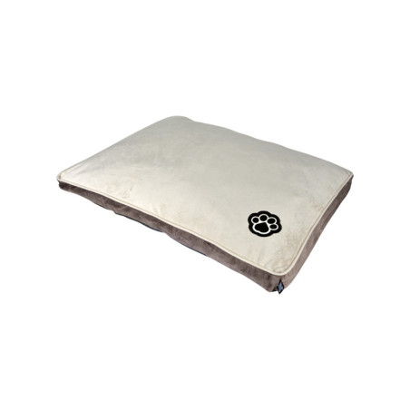 Coussin rectangle pour animaux "Patchy" - Marron/Beige - L 80 x l 60 cm