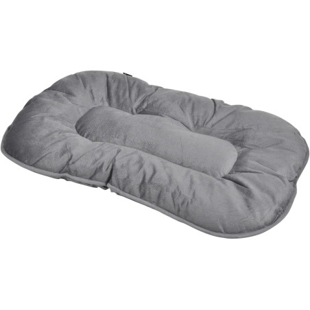 Coussin flocon réversible pour animaux "Python" - Gris - L 69 x l 52 cm