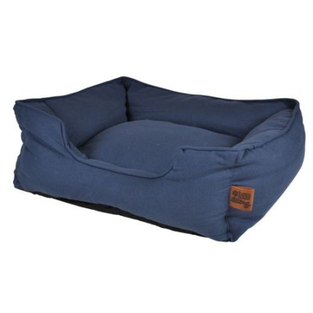 Panier Rectangle pour animaux "Terrazzo" - Bleu - L 55 x l 50 x H 20 cm