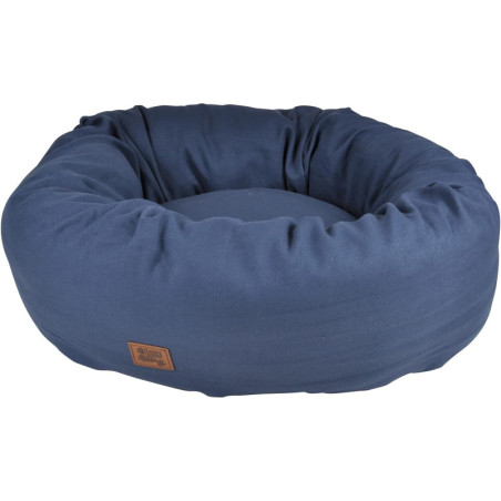 Panier rond pour animaux "Terrazzo" - Bleu - D 55 x H 25 cm