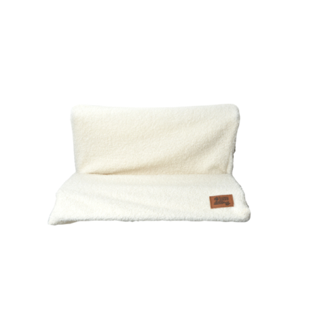 Hamac de radiateur pour chat "Wooly" - Blanc - L 45 x l 30 x H 24,5 cm