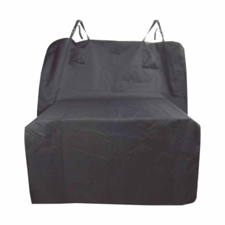 Housse de protection animaux pour coffre de voiture en polyester - Noir - L 144 x H 204 cm