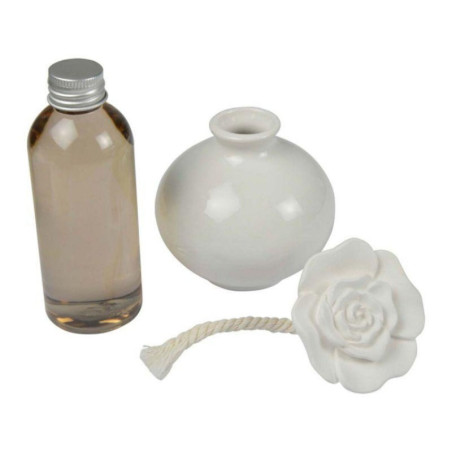 Coffret diffuseur et fleur en céramique "Essentiel" - Musc - 100 ml