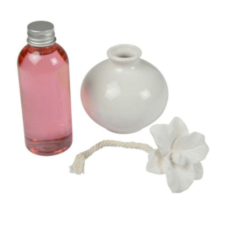 Coffret diffuseur et fleur en céramique "Essentiel" - Orchidée - 100 ml