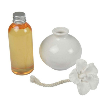 Coffret diffuseur et fleur en céramique "Essentiel" - Vanille - 100 ml