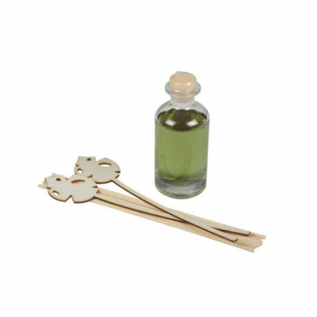 Diffuseur de parfum avec bâtonnets feuilles "Jardin d'Eden" - Douceur Exotique - 100 ml