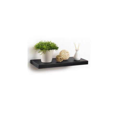 Étagère flottante en bois - Noir - L 50 x l 22,8 x H 3,4 cm