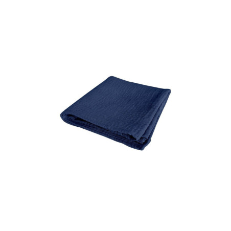 Drap housse en gaze de coton - Bleu foncé - l 70 x L 140 cm