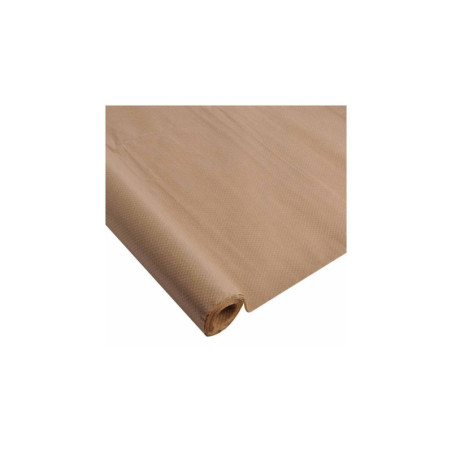 Nappe en papier kraft gaufré - Marron - l 1,18 x L 15 m