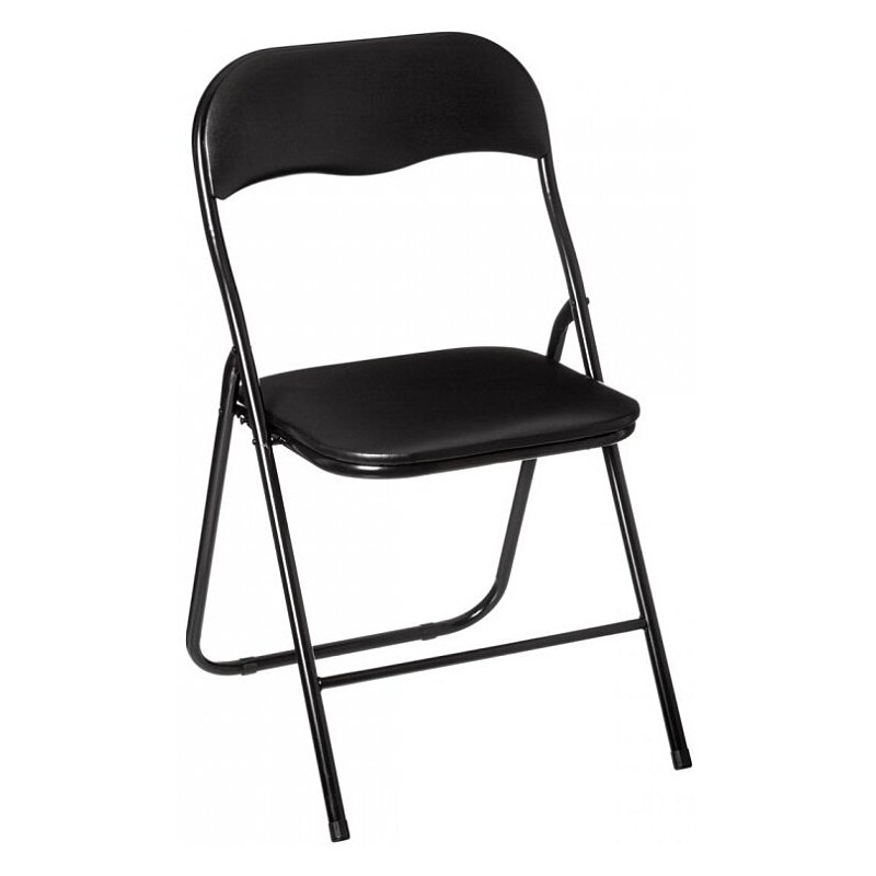Chaise pliante - Basic - Noir