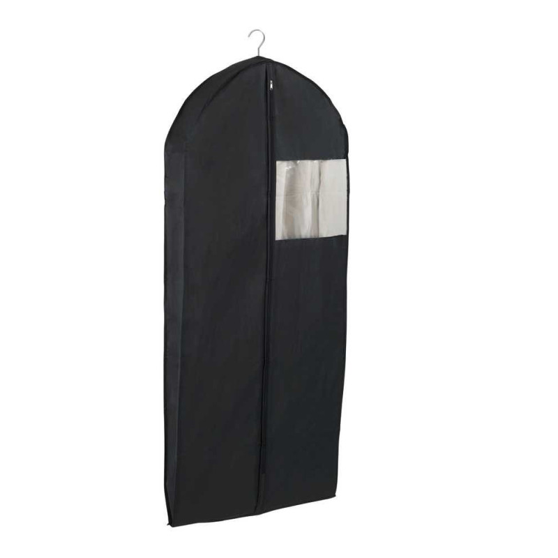Housse pour vêtements en polyéthylène Deep Black Space XXL - Noir - L 60 x H 135 x P 12 cm
