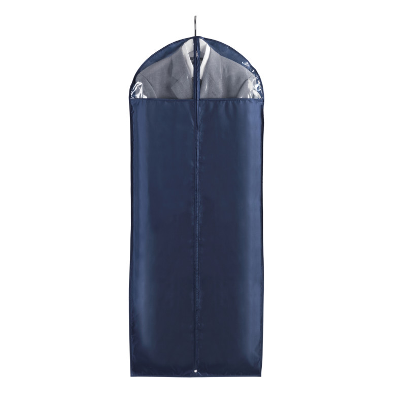 Housse de protection de vêtements Business avec fermeture à zip - Bleu - H 150 x l 60 cm