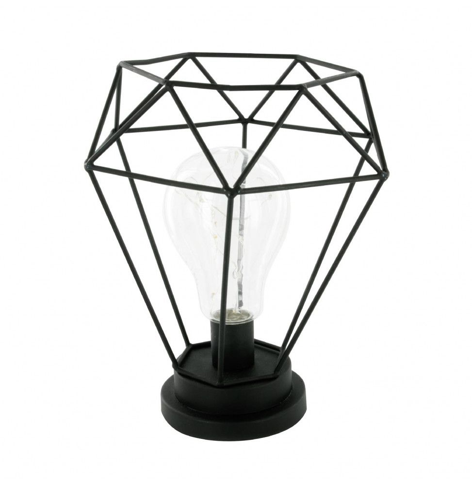 Lampe d'ambiance à poser - Filaire - Noir