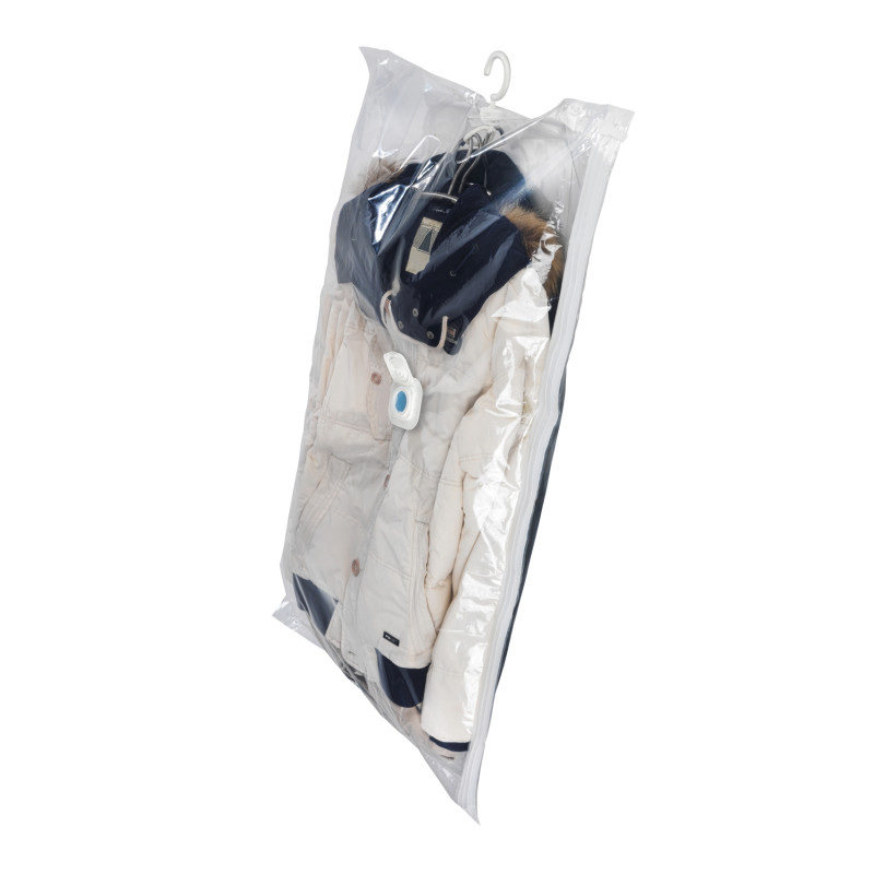 Housse à vêtements en plastique sous vide - Transparent - H 105 x L 70 cm
