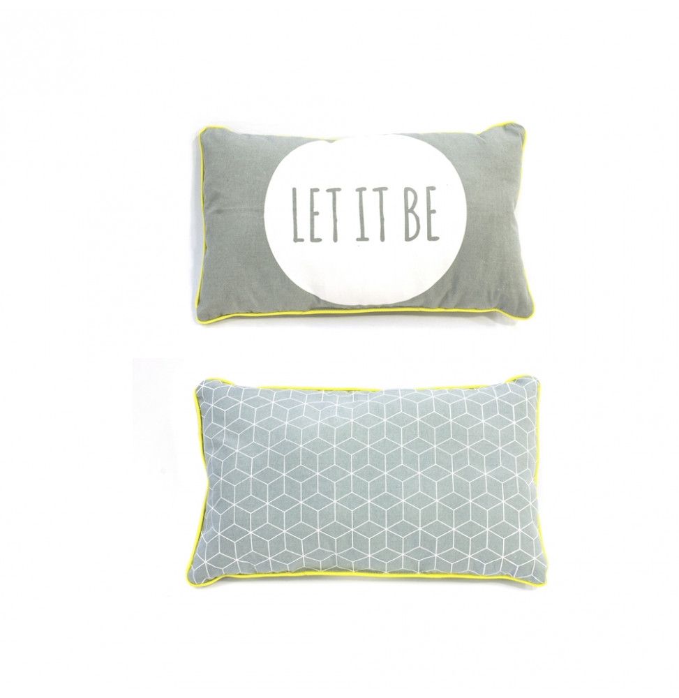 Coussin rectangle - Let it be - 30 x 50 cm