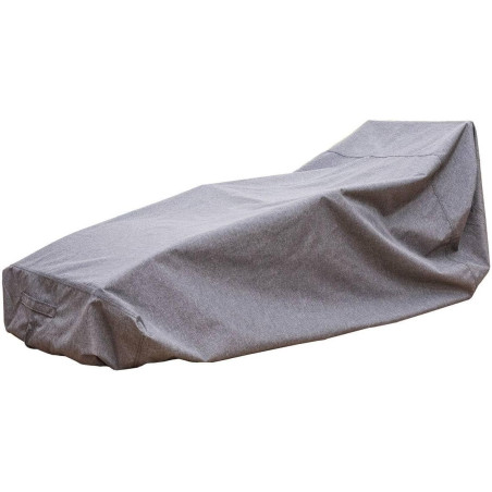 Housse de protection pour transat "Hambo" - Gris - Taille L - L 235 x P 90 x H 60 cm
