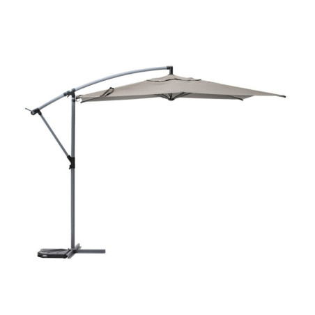 Parasol décentré "Manoa" - Taupe - 3 m