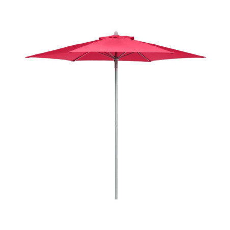 Parasol droit "Anzio" - Rouge grenade - 2,3 m