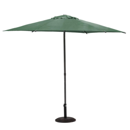 Parasol droit inclinable en tissu "Soya" - Vert olive - 2,7 m