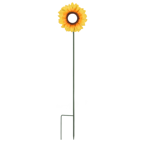 Mangeoires fleurs sur piquet pour beurre de cacahuète - Modèle aléatoire - H 118 cm