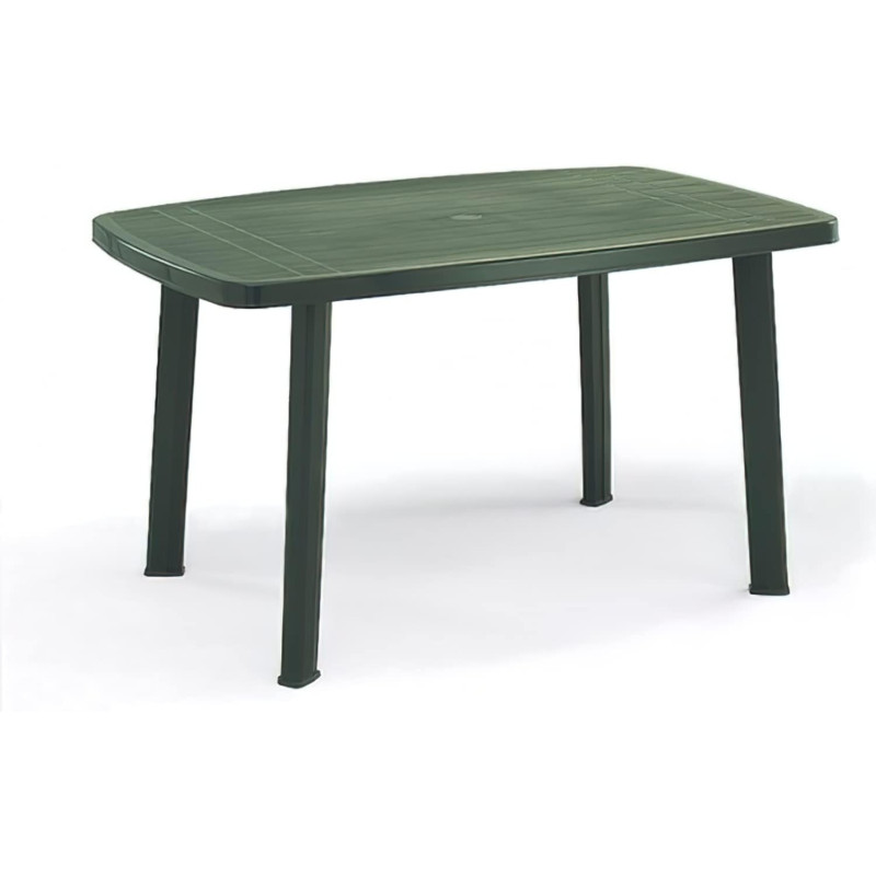 Table de jardin Faro - Vert - L 140 x l 90 x H 72 cm