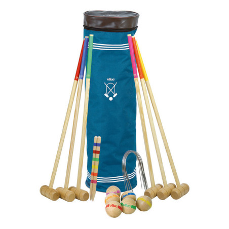 Jeu de croquets pour 6 joueurs - Multicolore - H 85 cm
