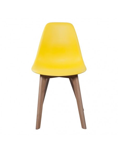 Chaise scandinave - Jaune